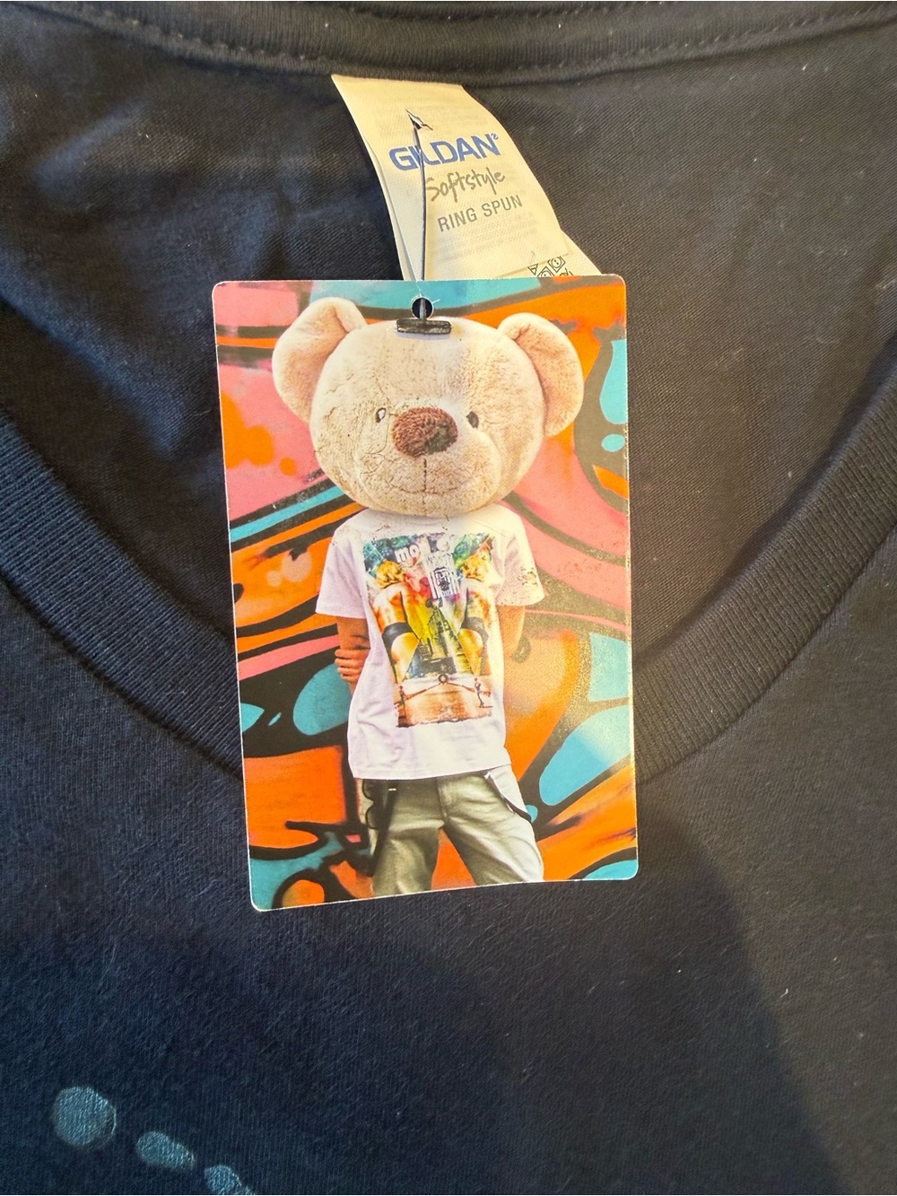 NWT Wellcoda New York Statue of Liberty Graphic Tee Black Women’s 2XL - Picture 3 of 6
